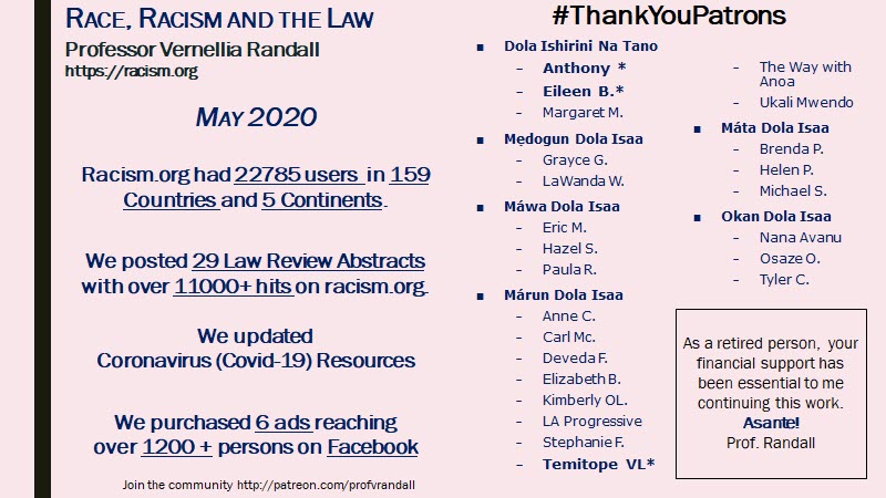 2020 05 May Thank You